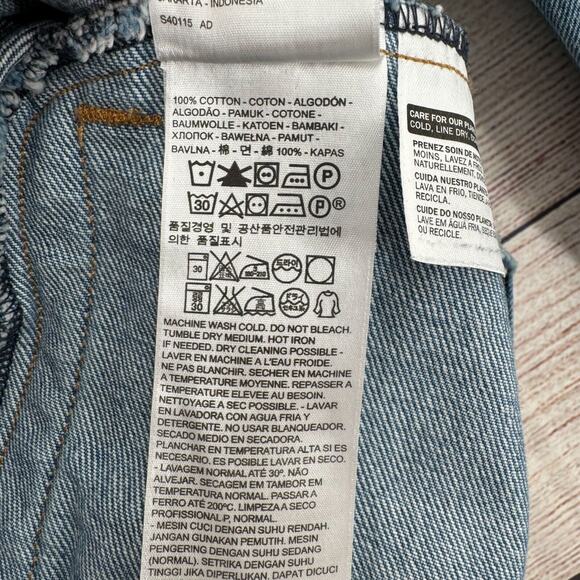 Levi's Multi Wash Denim Trucker Jean Jacket Women's XS Blue Light/Medium Wash - Picture 7 of 9